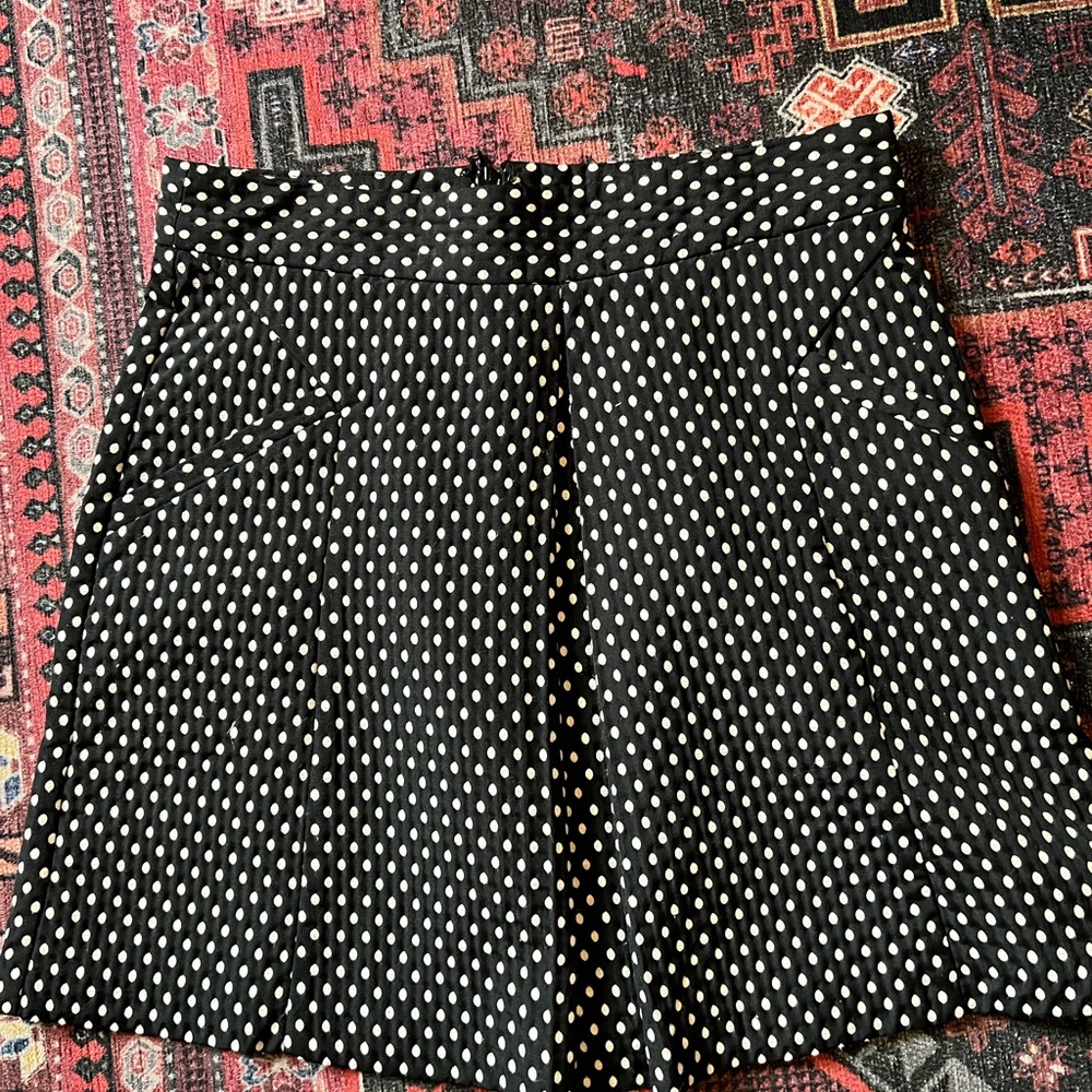 Top shop mini polka dot skirt